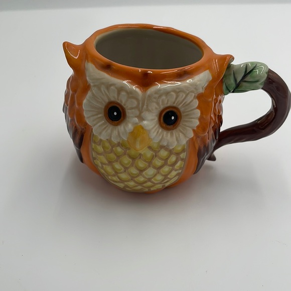 Cracker Barrel Other - Cracker Barrel Orange Owl Mug